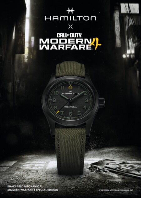 ハミルトン×『Modern Warfare 4』新作時計
