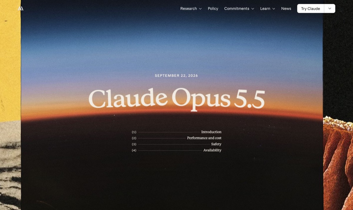 Claude Opus 5.5登場
