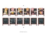 トレーディング看板風アクリルクリップ　100時間カレーコラボver.（全6種）