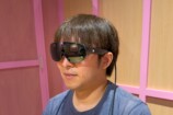Meta VR Glasses　装着している様子