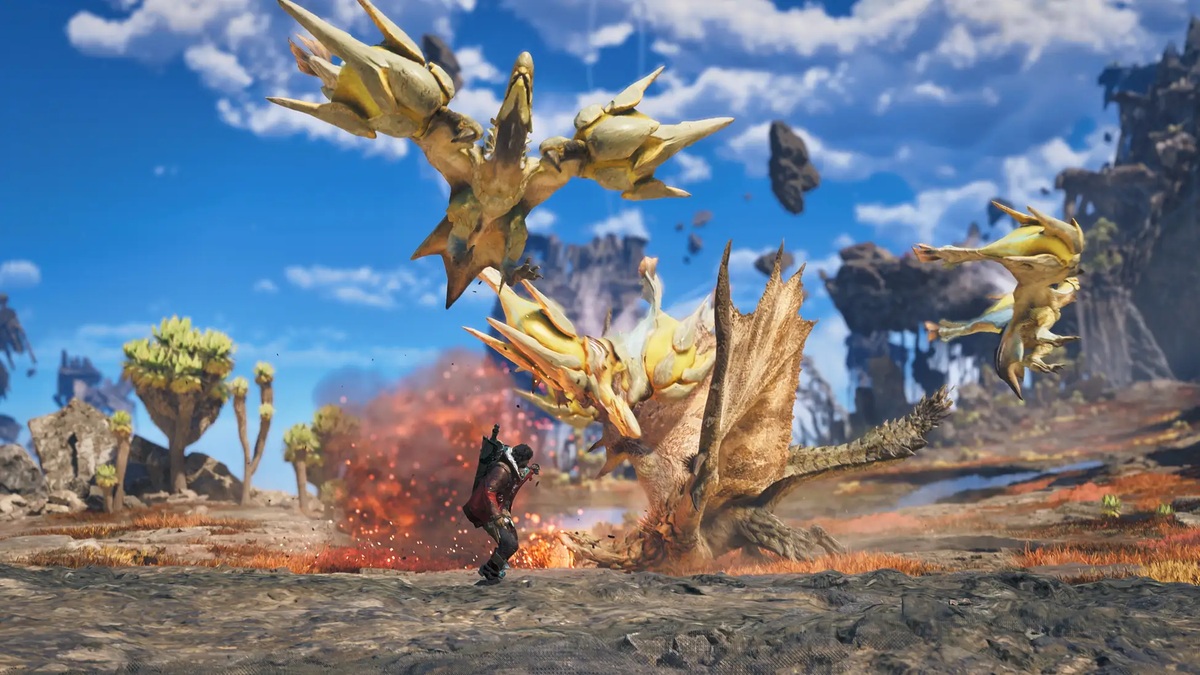 新モンスター「噴衝鳥アラケータ」との戦闘
