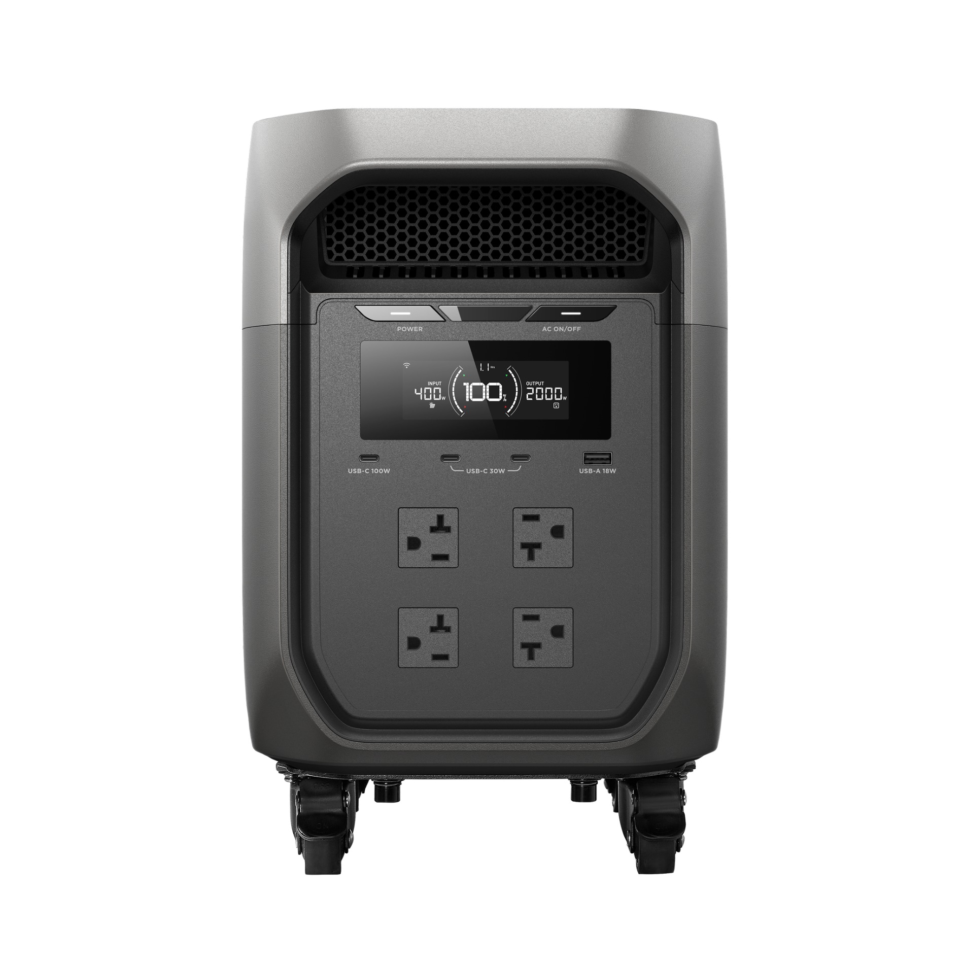 EcoFlowがキャスター付ポータブル電源発売の画像