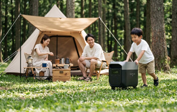 アウトドアやDIY、非常時にも活躍　容量2,048Whでも四輪キャスターでコロコロ移動できるEcoFlowのポータブル電源『DELTA 3 Max Trolley』登場