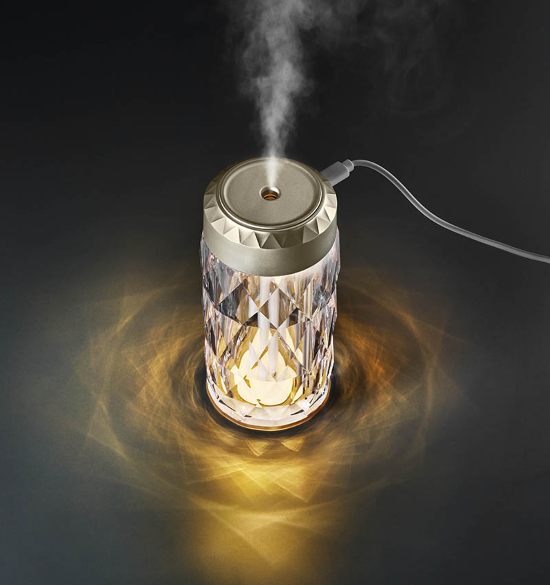 Toffyから小型LED加湿器『Mistal』登場