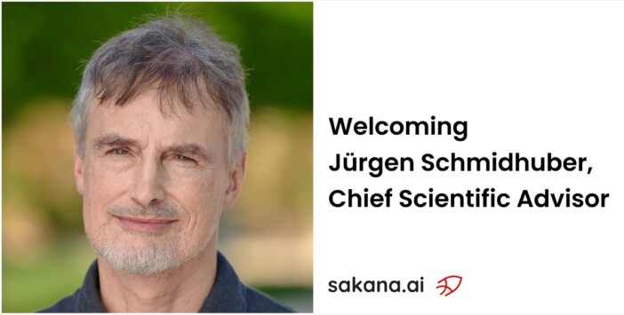 「現代AIの父」AI研究者のシュミットフーバー氏がSakana AIに参画 チーフ・サイエンティフィック・アドバイザーに就任
