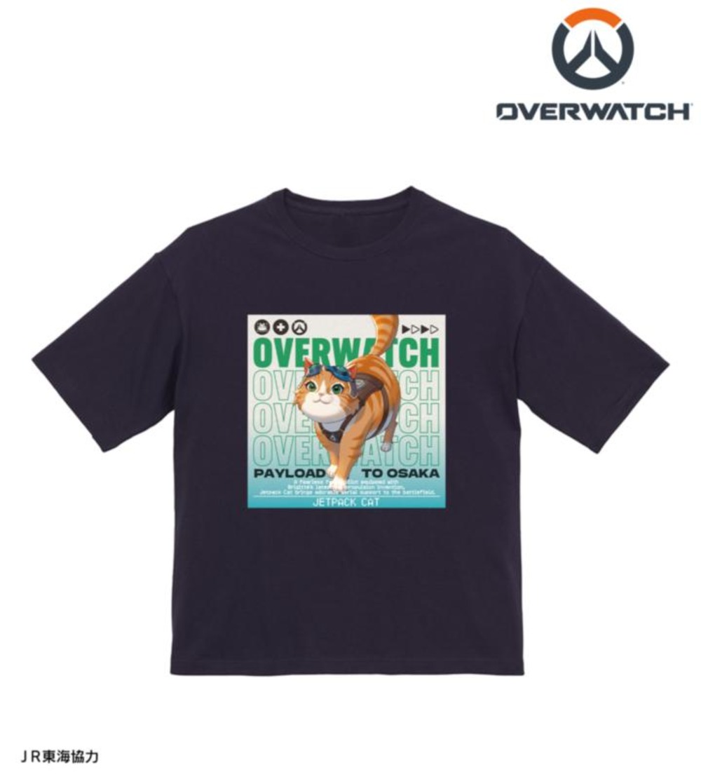 描き下ろし ジェットパック・キャット 旅行ver. BIGシルエットTシャツ