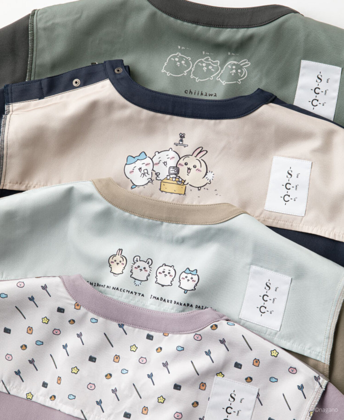 「ちいかわ」がクラシコのスクラブにの画像