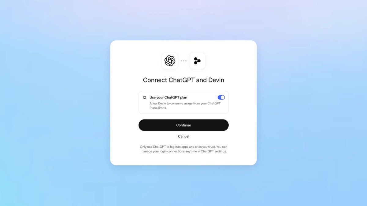 ChatGPTの利用枠を外部へ