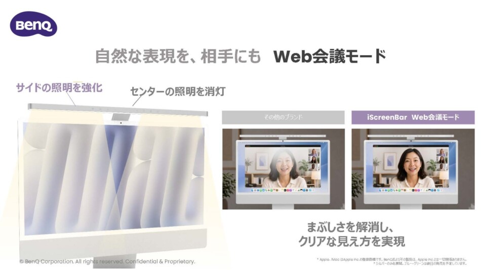 Web会議モード搭載