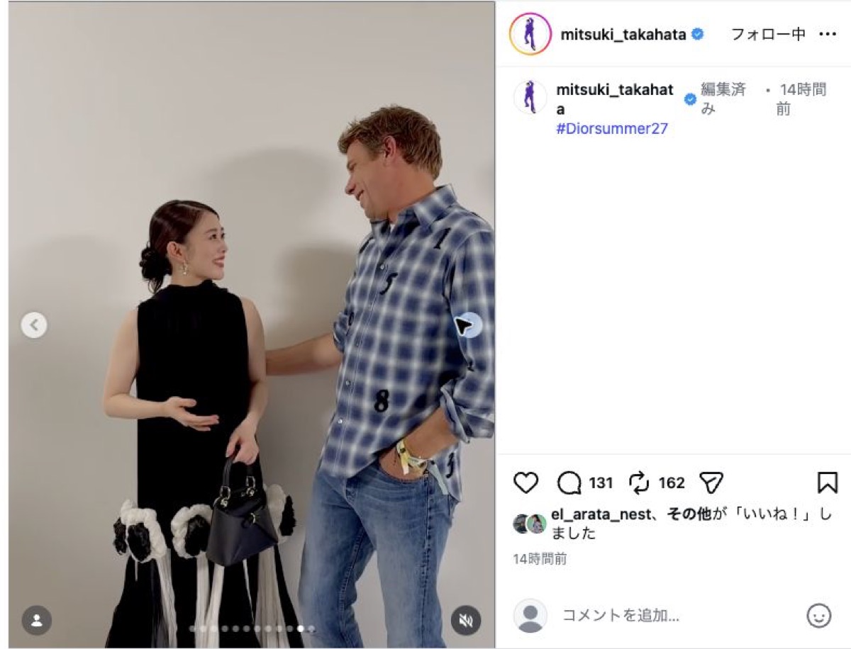 高畑充希、Diorで黒ドレス姿の画像
