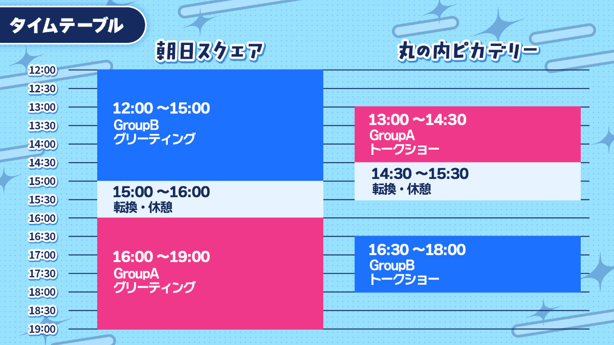 REJECT VTuber Fanmeeting 2026　タイムテーブル