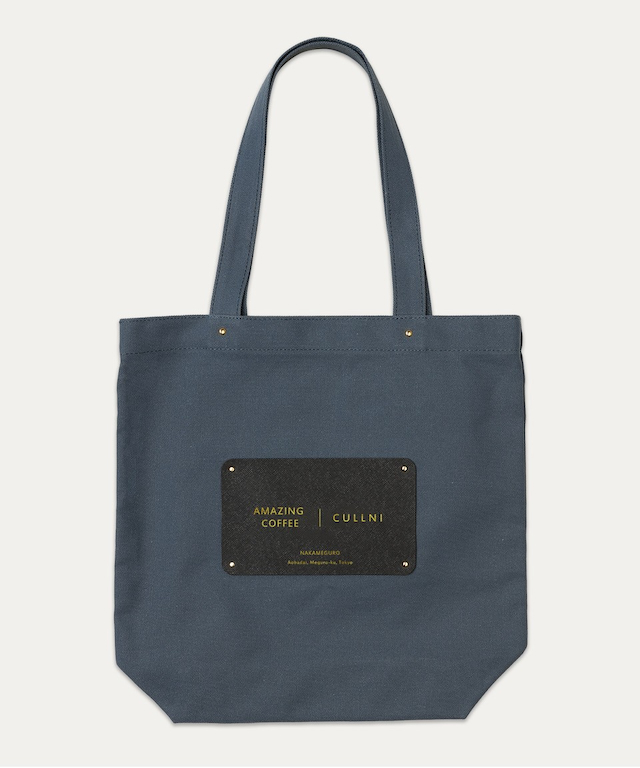 『AMAZING COFFEE × CULLNI TOTE BAG』BLUE GRAY