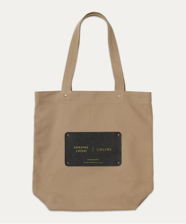 『AMAZING COFFEE × CULLNI TOTE BAG』GREIGE