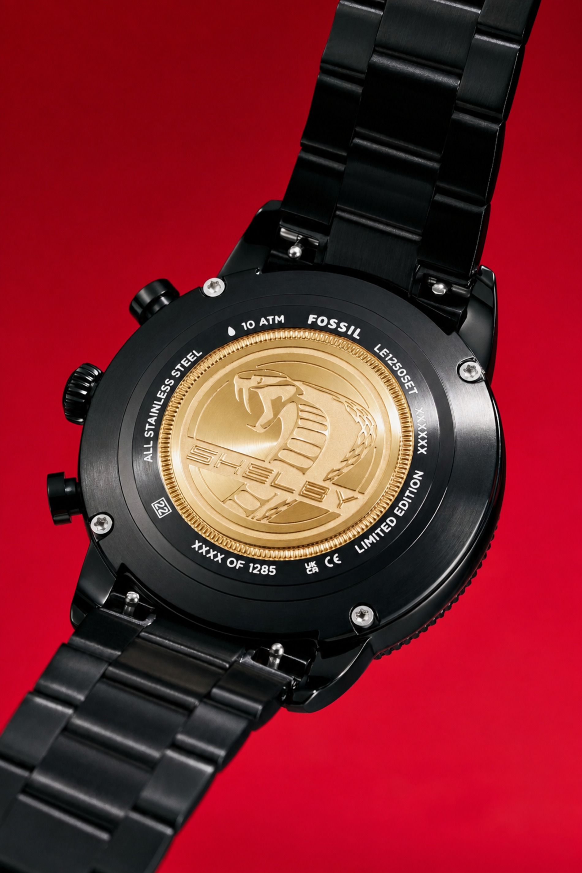 フォッシル×シェルビーの限定ウォッチの画像