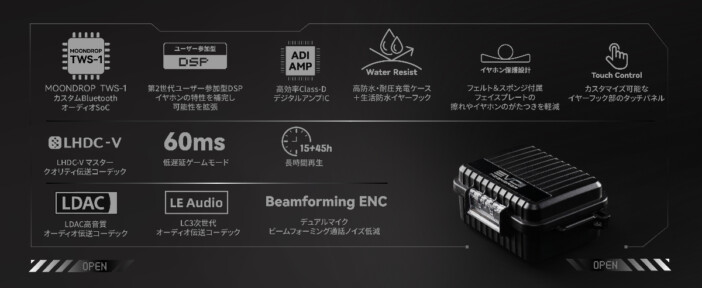 水月雨（MOONDROP）「EVO 2」 製品概要