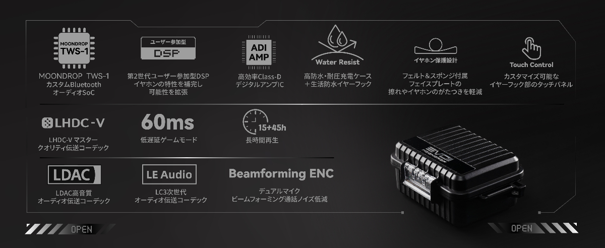 水月雨（MOONDROP）「EVO 2」 製品概要