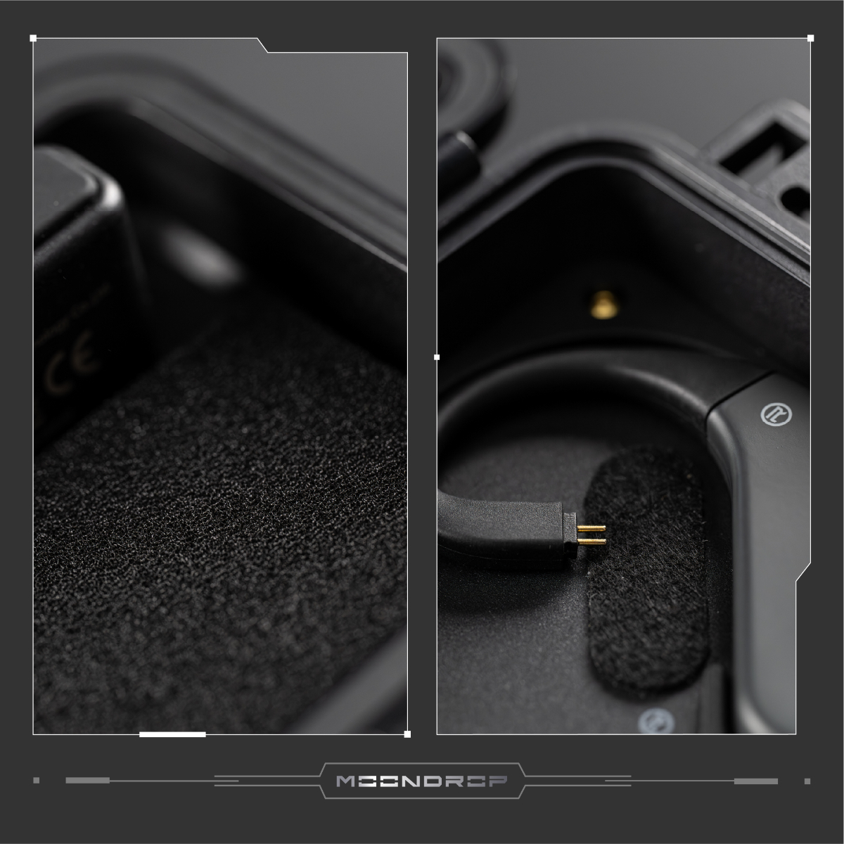 水月雨（MOONDROP）「EVO 2」 専用フェルトとスポンジ