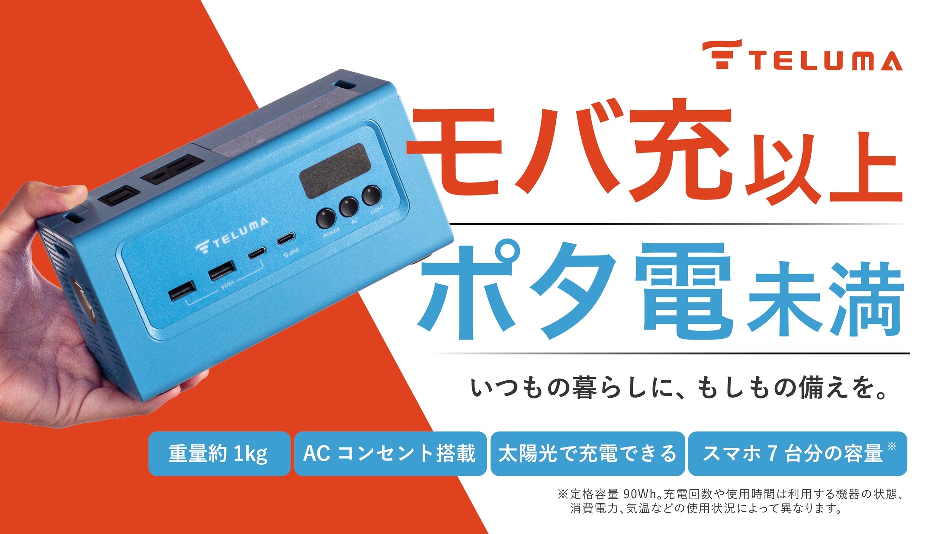 G&ECO、防災ブランド「TELUMA」始動