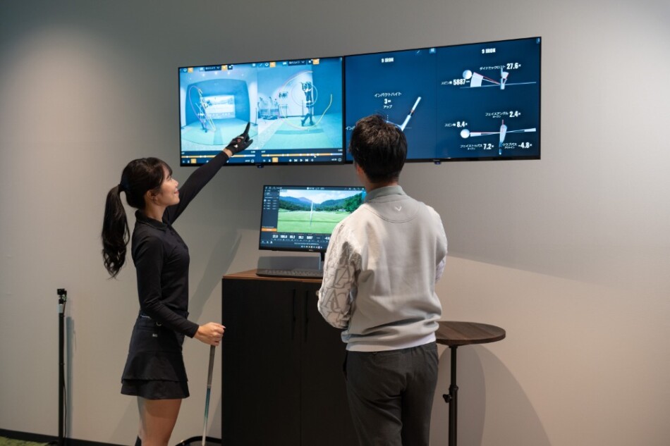 高精度ゴルフシミュレーター「Trackman iO」による分析