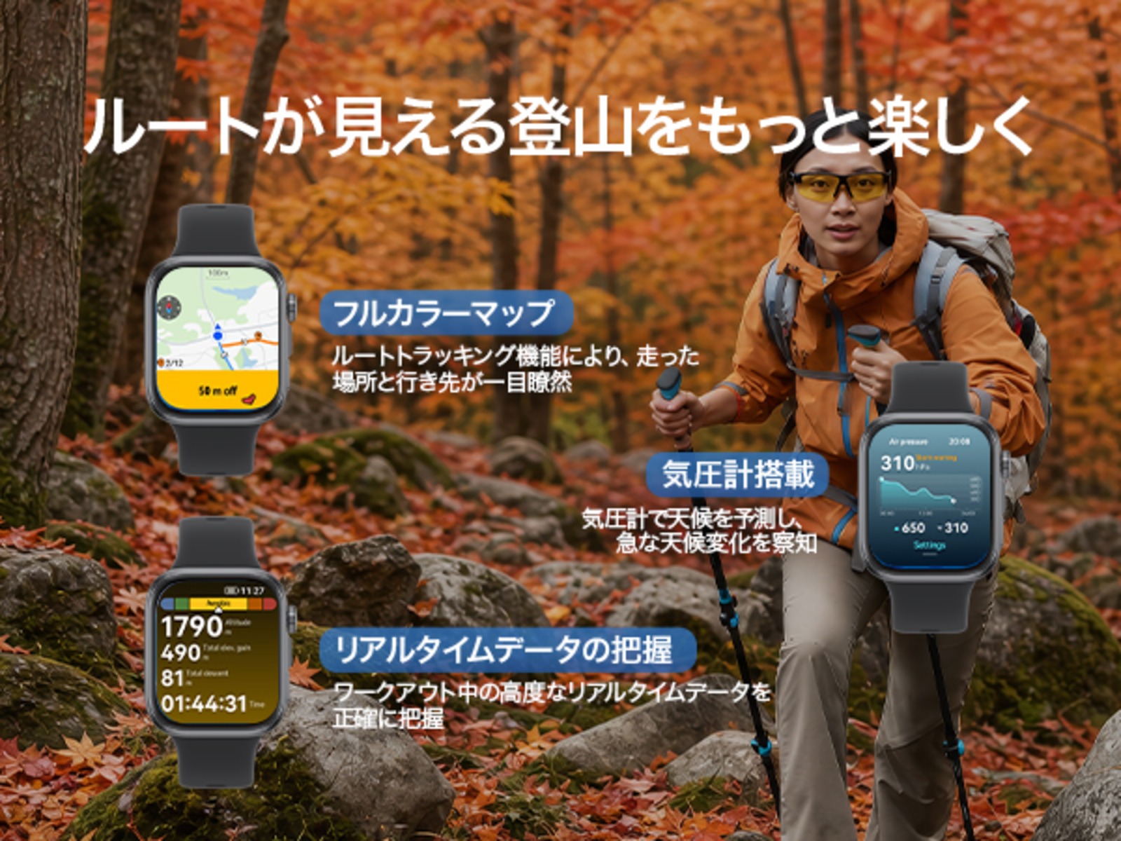 登山機能