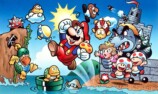 マリオとクッパ、クリボーなどを描いた『スーパーマリオブラザーズ』の公式ビジュアル