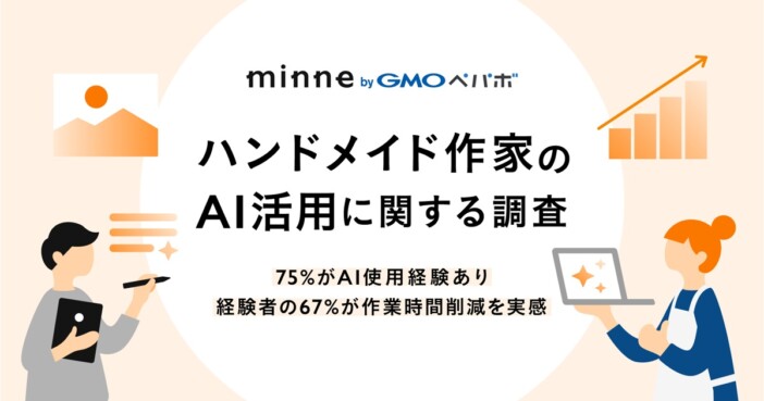 minne作家、75.1%にAI経験