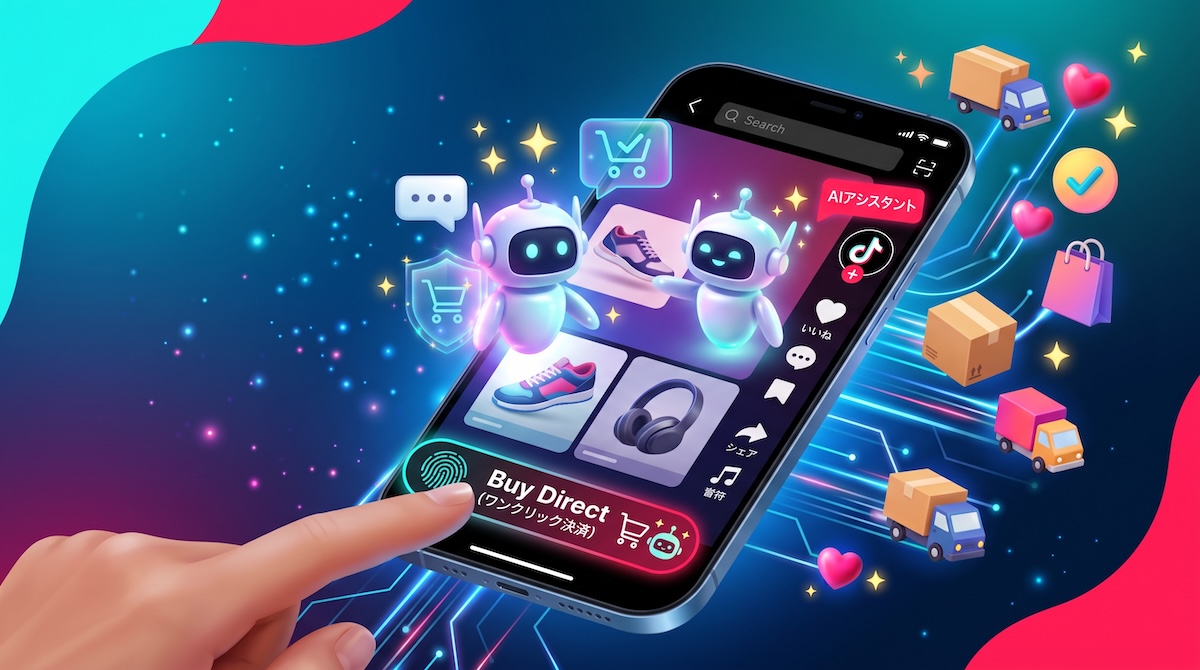 TikTok、AIショッピングアシスタントとワンクリック決済を発表