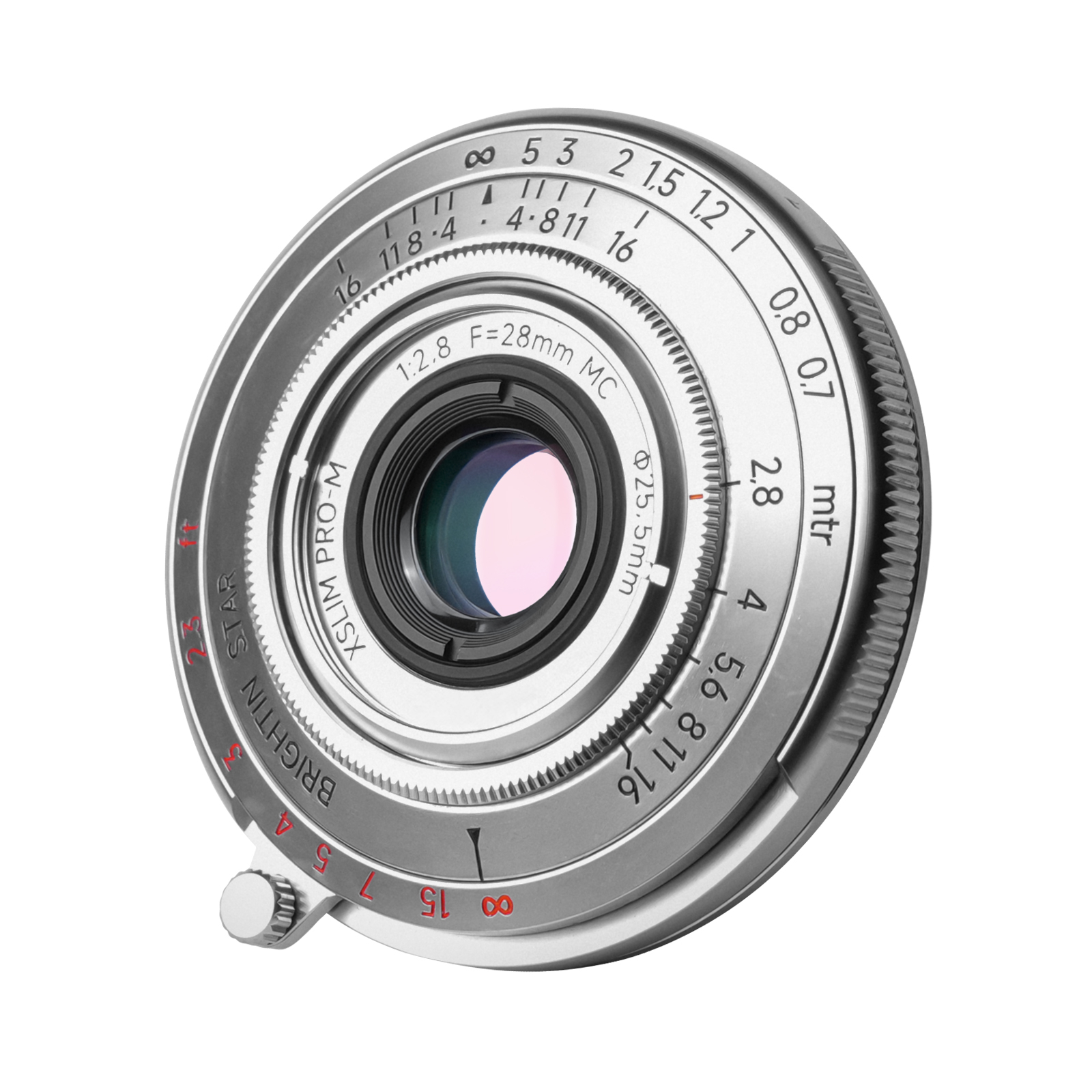 Brightin Star 28mm F2.8 ライカMマウント シルバー