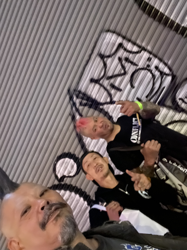 NYC ライブ後帰り道の3人