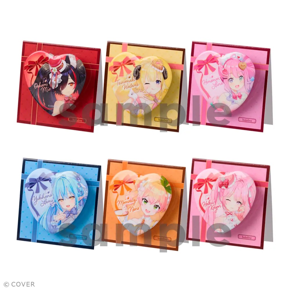 スタンド付缶バッジ【全6種】　★オリジナルボイス付き！
