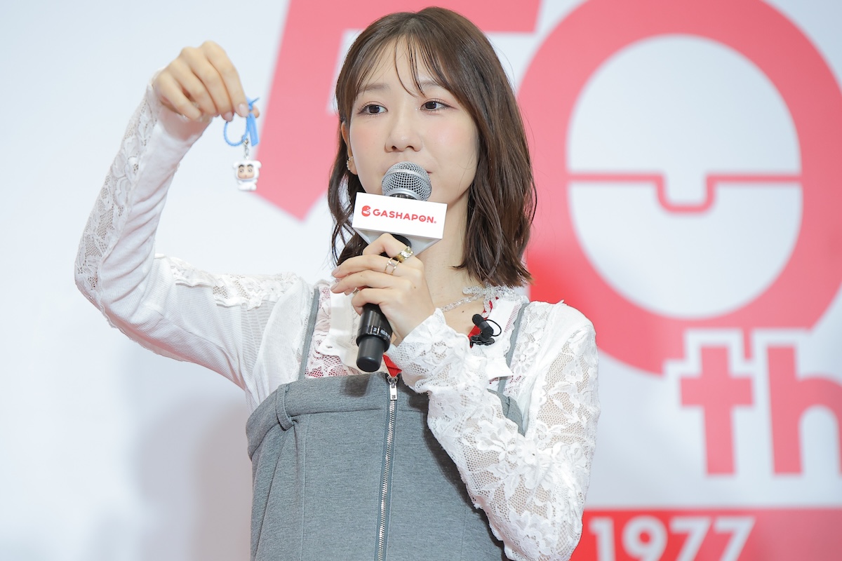 ガシャポン発表会に柏木由紀＆アンガ登壇の画像