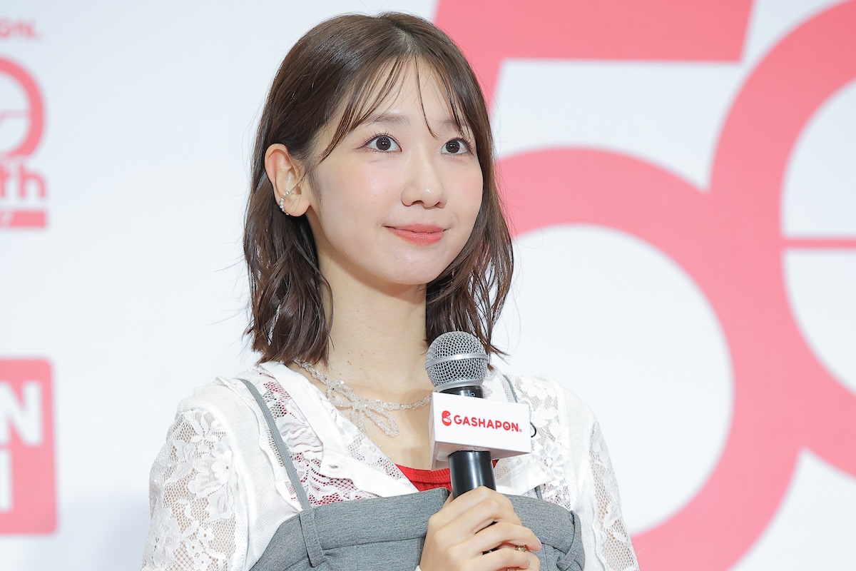 ガシャポン発表会に柏木由紀＆アンガ登壇の画像