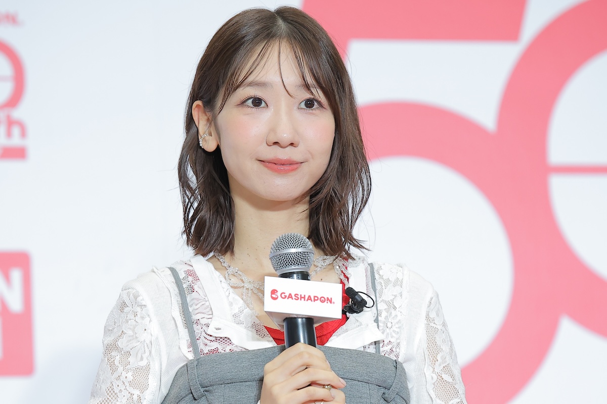 ガシャポン発表会に柏木由紀＆アンガ登壇の画像