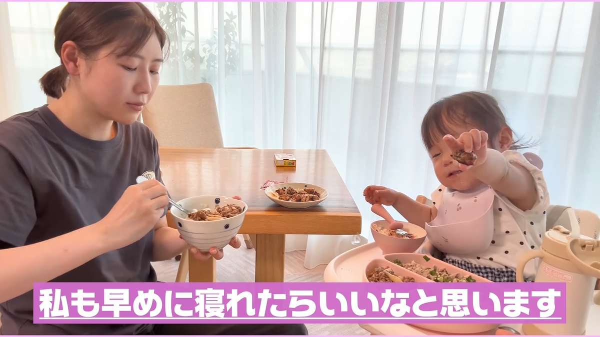 西野未姫、体調不良でも2人育児の画像