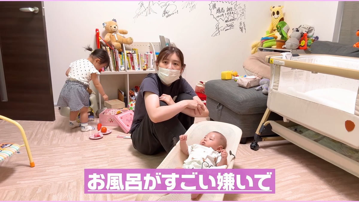 西野未姫、体調不良でも2人育児の画像