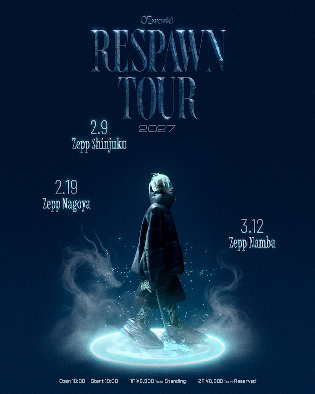 『OZworld “RESPAWN TOUR 2027”』告知画像