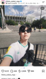 ミセス 若井滉斗、サッカー観戦でロンドンの画像