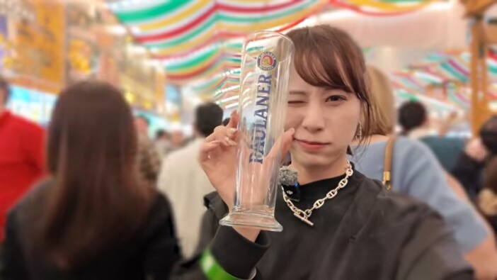高級車YouTuberあま猫、自分にも「ガソリン補給が必要」　イベントでお酒を楽しむ様子に「酔うとさらにかわいい」の声