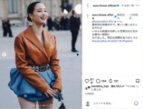 広瀬すず、LVショーで華やかな装いの画像