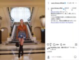 広瀬すず、LVショーで華やかな装いの画像