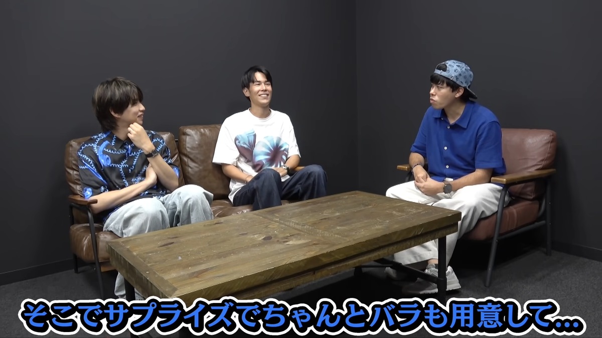 サプライズのバラについて語る