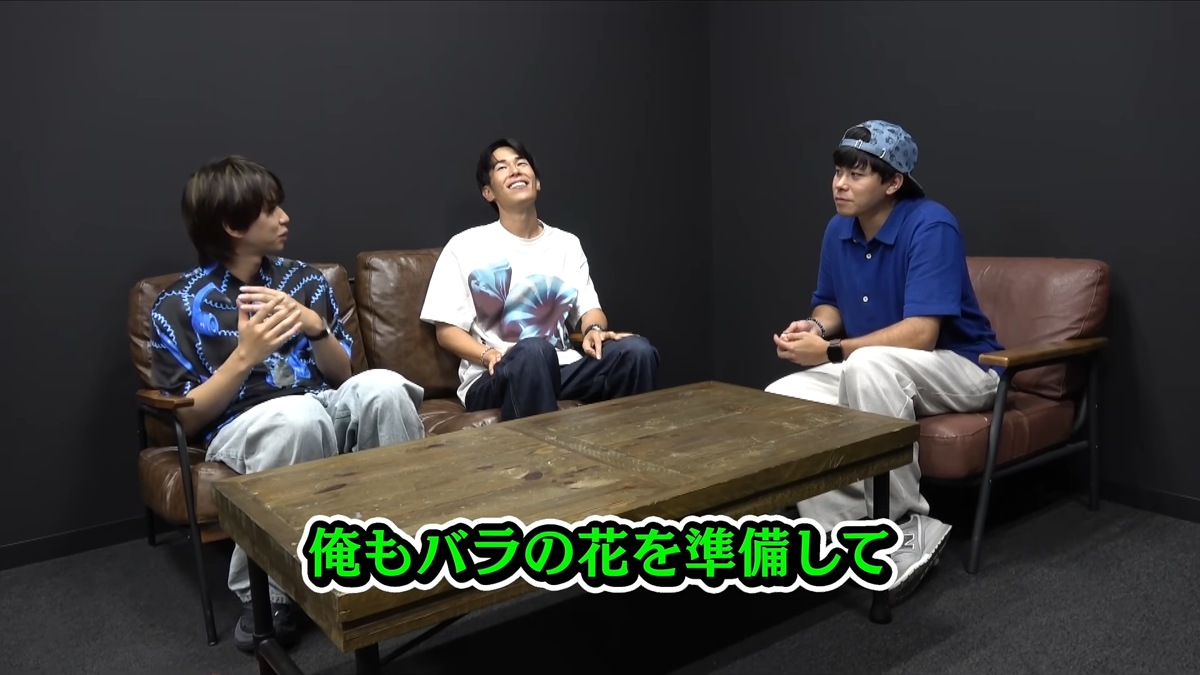 バラを用意した経験を話すはじめしゃちょー