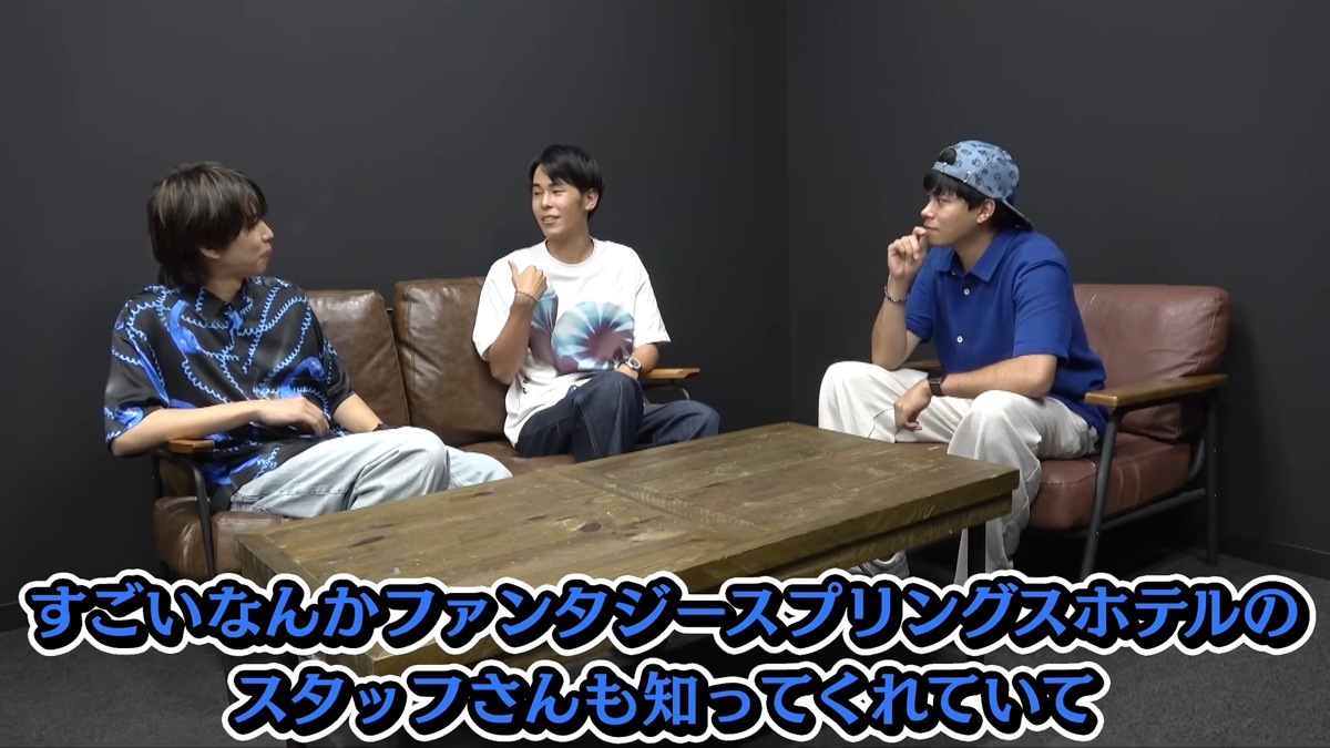 ホテルのスタッフへの感謝を語る