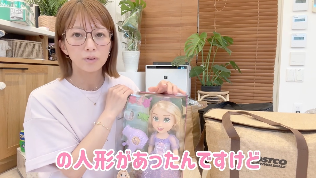 購入したラプンツェルの人形