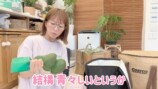 購入したアボカドを紹介する辻希美