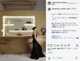 綾瀬はるか、黒ドレスで華やかにの画像