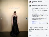 綾瀬はるか、黒ドレスで華やかにの画像