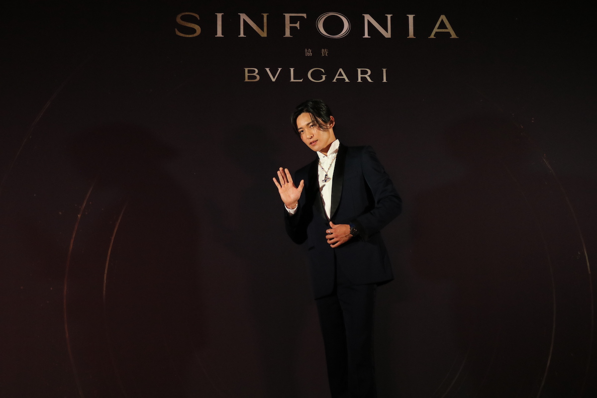 大阪城プロジェクションマッピング「SINFONIA」点灯式（撮影＝田辺ユウキ）