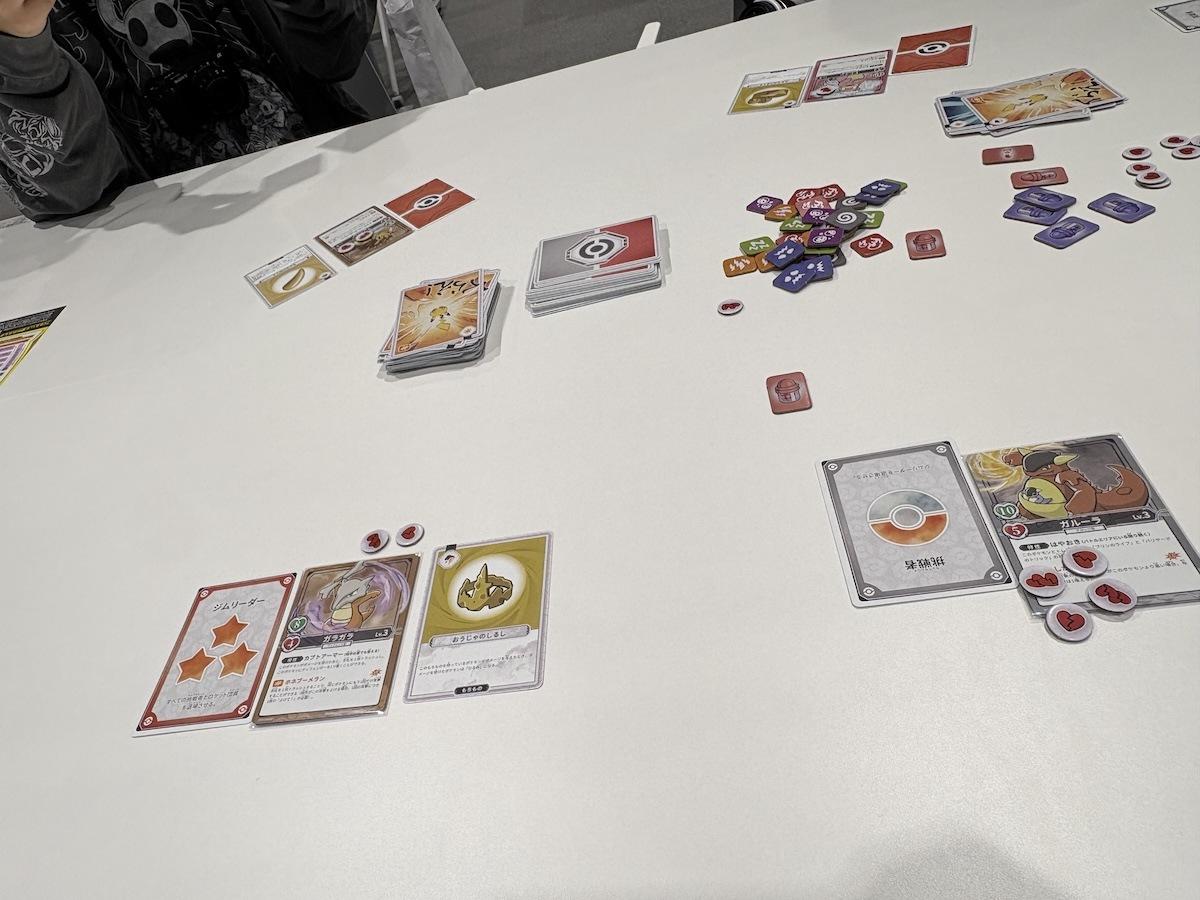 試遊中の盤面。ほかのプレイヤーの動きから正体を探る