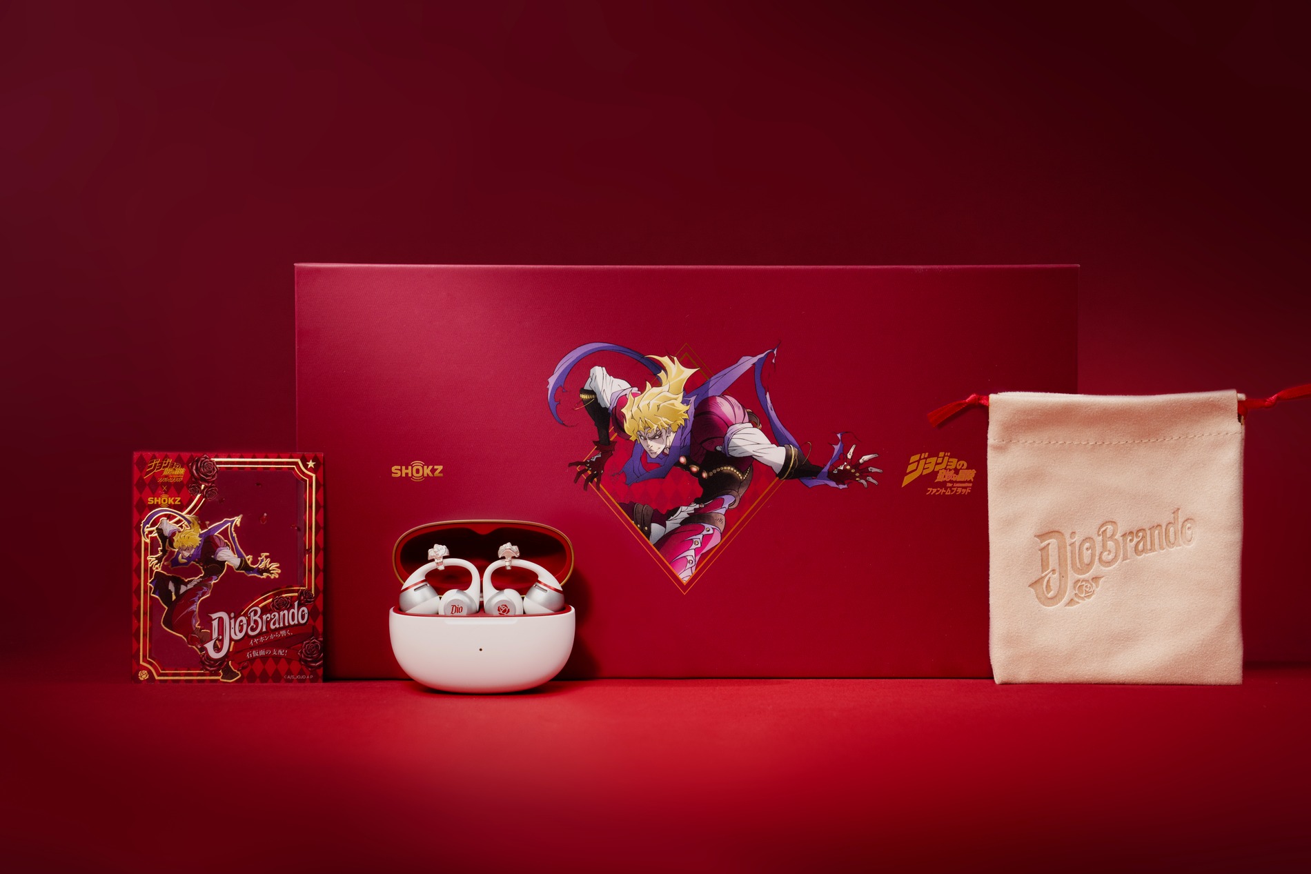 Shokz、『ジョジョ』コラボイヤホン2種を発売の画像